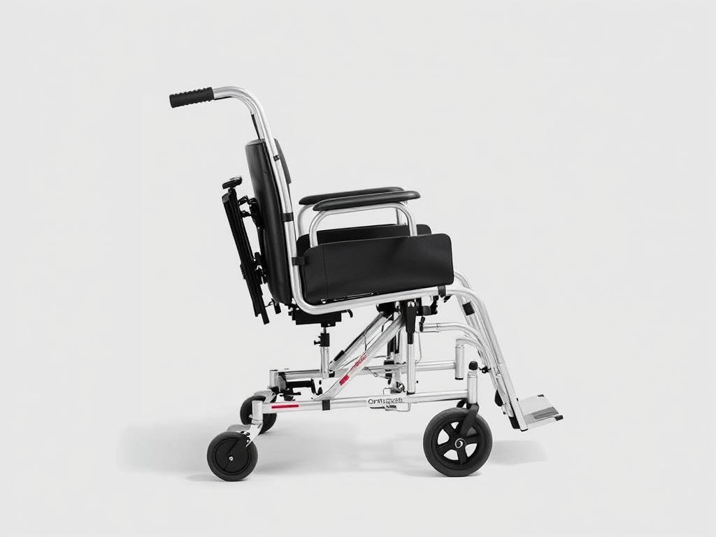 Cadeira de rodas monobloco Star Lite Ortobras ultracompacta