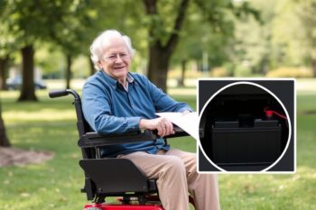 Bateria Cadeira De Rodas Motorizada Comfort Com Capa